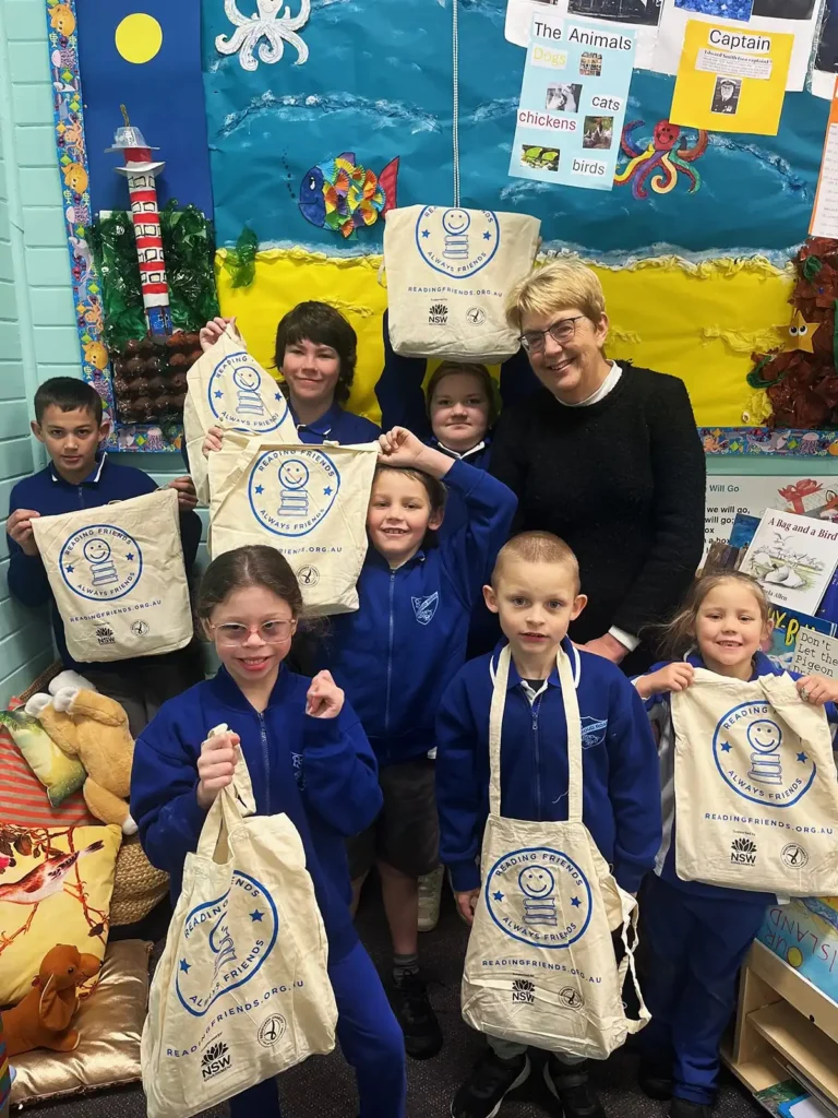 Reading Friends Volunteers at Stroud Public School